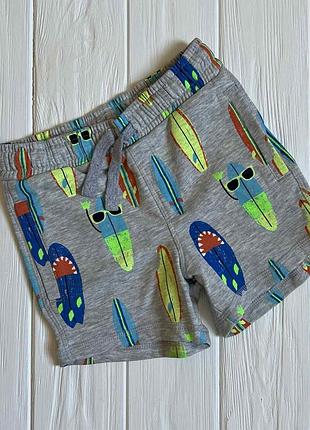 Детские шорты трикотажные marks & spencer для мальчика на 3-4 года на рост 104 см