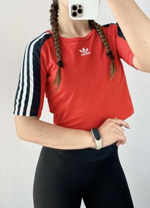 Топ adidas original оригінал кроп топ футболка оригинал