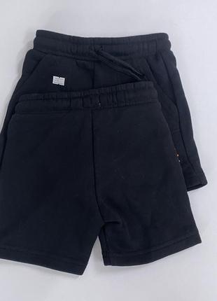 Новые черные шорты на флисе, с этикетками, бренд f&amp;f3 фото