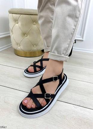 Кожаные босоножки nina❤️mi. стелька с эффектом памяти