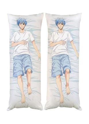 Подушка дакимакура баскетбол куроко декоративная ростовая подушка для обнимания двусторонняя