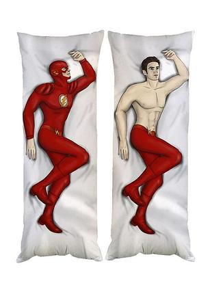 Подушка дакимакура барри аллен флеш дс декоративная ростовая подушка для обнимания