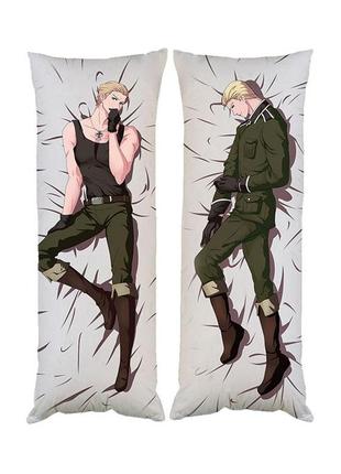 Подушка дакимакура hetalia: axis powers germany декоративная ростовая подушка для обнимания