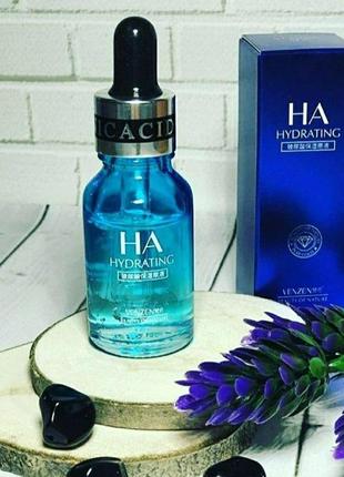 Зволожувальна сироватка з гіалуроновою кислотою venzen ha hydrating essence