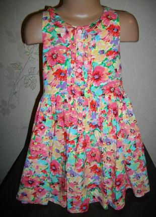 Платье *matalan* вискоза+подклад + по юбке фатин, 5-6 лет (110-116 см)1 фото