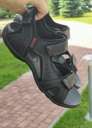 Натуральні шкіряні літні босоніжки сандаліі шльопанці для чоловіків натуральные кожаные летние босон