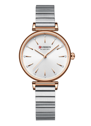Женские часы металлические curren blanche серебристый/белый