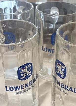 Пивные бокалы löwenbräu 0.3 л1 фото