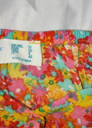 Летнее платье в цветочек пляжное открытые плечи бюстье завязки8 фото