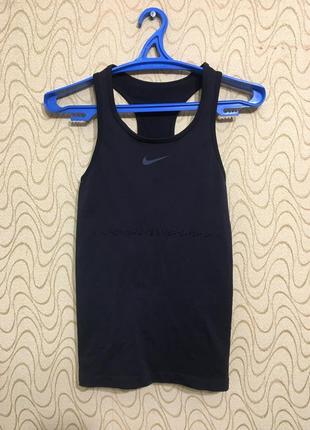 Женская термо футболка найк nike pro компрессионная майка спортивная беговая для спорта бега зала фитнеса adidas