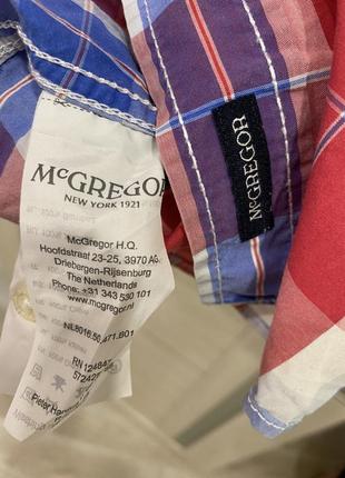 Рубашка mcgregor с коротким рукавом 50/l оригинал5 фото