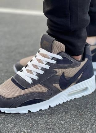 Літні чоловічі кросівки в сітку nike air 🆕 легкі найк аір