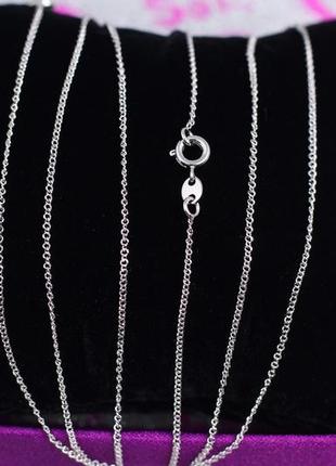 Цепь xuping jewelry якорная 35 см 1 мм серебристая