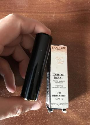 Lancôme l’absolu mademoiselle shine поживна помада4 фото