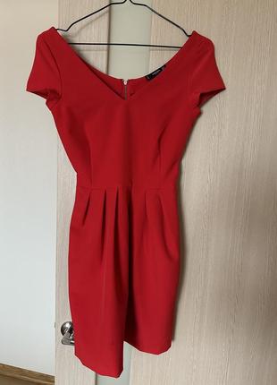 Червона сукня mango,xs,s7 фото