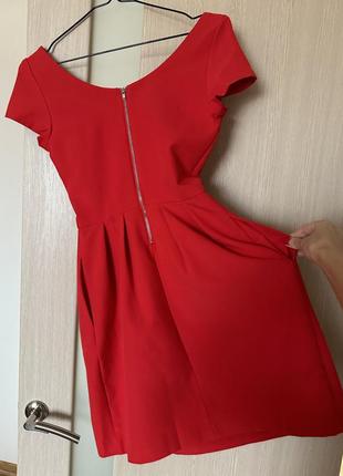 Червона сукня mango,xs,s6 фото