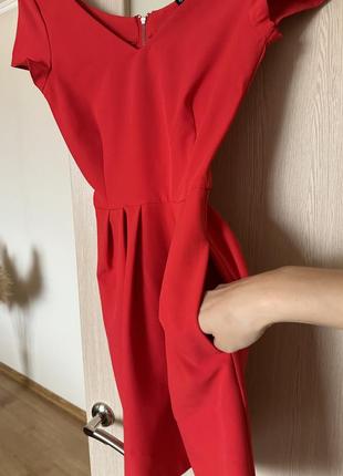 Червона сукня mango,xs,s3 фото