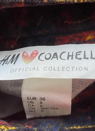 Винтажная мини юбка h&amp;m coachella3 фото