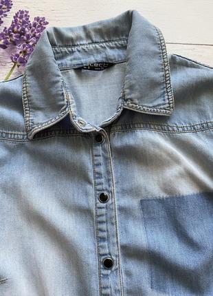 Джинсова сорочка джинсовая рубашка3 фото