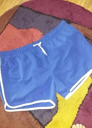 Спортивные летние шорты на подкладке в сеточку от известного бренда.