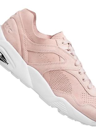Оригинальный кроссовки мужские мягкие замшевые puma r698.
