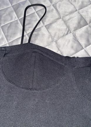 Сукня міні з шнурівкою і імітацією чашечок h&m4 фото