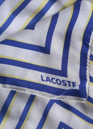 Шовкова хустка lacoste