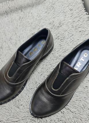 Женские модные туфли arto кожа 38 размер km303 фото