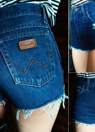 Джинсовые шорты wrangler