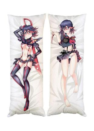 Подушка дакимакура рюко матой круши кромсай kill la kill декоративная ростовая подушка для обнимания