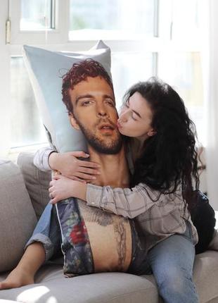 Подушка дакимакура монатик декоративная ростовая подушка для обнимания