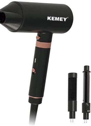 Фен для волос kemey km-9203 4в1, 1600 вт