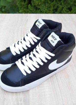 Nike blazer mid женские кроссовки6 фото