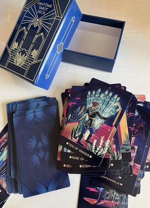 Карти таро фантом fantome tarot в твердій коробці2 фото