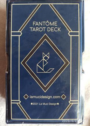 Карты таро фантом fantome tarot в твердой коробке10 фото
