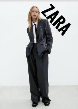 Удлиненный блейзер zara1 фото