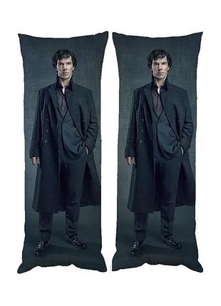Подушка дакимакура шерлок декоративная ростовая подушка для обнимания