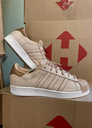 Женские кожаные кроссовки adidas superstar 39 размер
