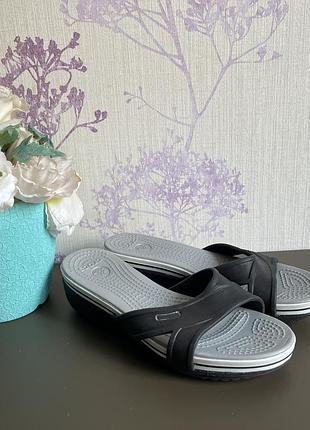 Женские шлепанцы crocs 37-38 размер оригинал