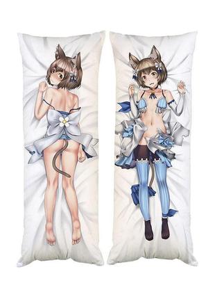 Подушка дакимакура феликс аргайл жизнь с нуля ре зеро декоративная ростовая подушка для обнимания двусторонняя
