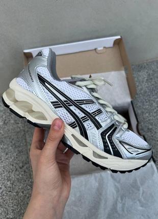 Asics gel-kayano 14 жіночі кросівки в сітку літні срібні сріблясті весна літо спортивні женские кроссовки с сеткой серебряные спортивные летние2 фото