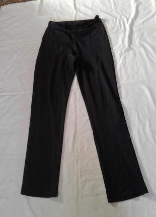 Черные брюки ,штаны стрейчевые эластик прямые англия батал нюанс3 фото