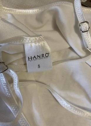 Hanro шикарный базовый белый боди как новый дорогостоящий изысканный швейцарский бренд3 фото