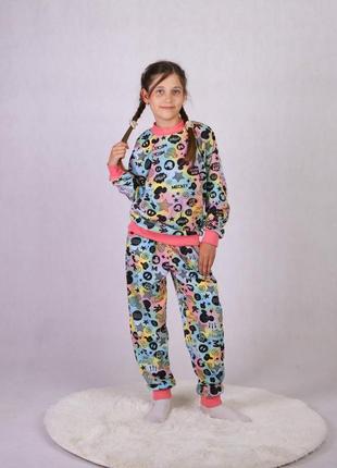 Пижама детская летняя для девочки кулир микки маус 36-42 р.