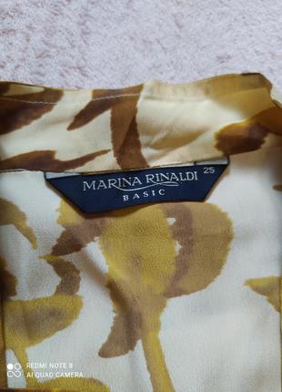 Рубашка шелк marina rinaldi4 фото