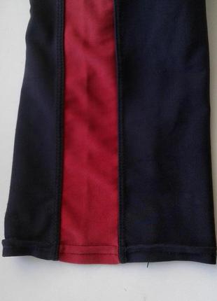 Черные брюки ,штаны ,лосины стрейчевые эластик прямые с красными лампасами батал5 фото