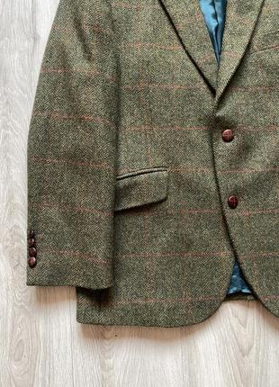 Твидовый пиджак marks &amp; spencer luxury yorkshire tweed4 фото