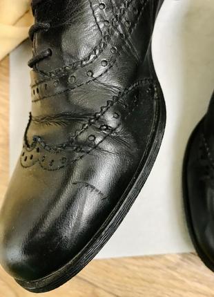 Кожаные туфли 24 см 37 р. vagabond полуботинки оксфорды7 фото