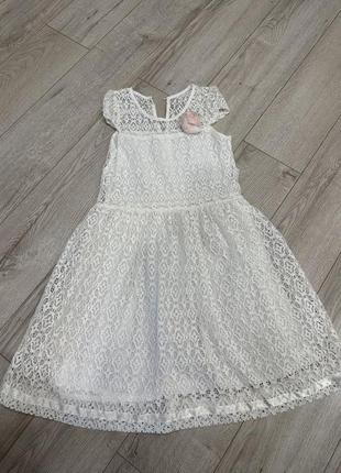 Святкова ажурна сукня для дівчинки