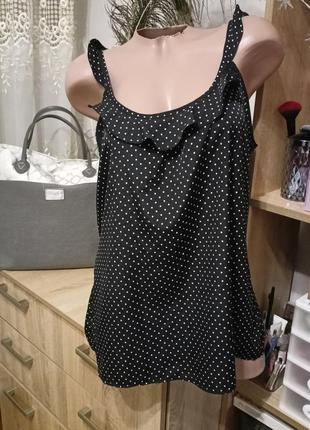 Летняя майка в горошек